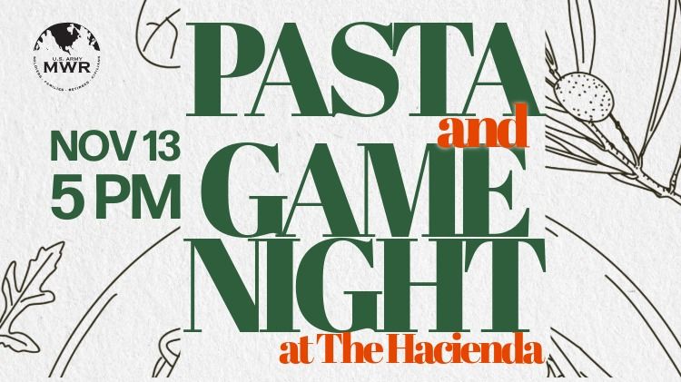 Pasta and Game Night