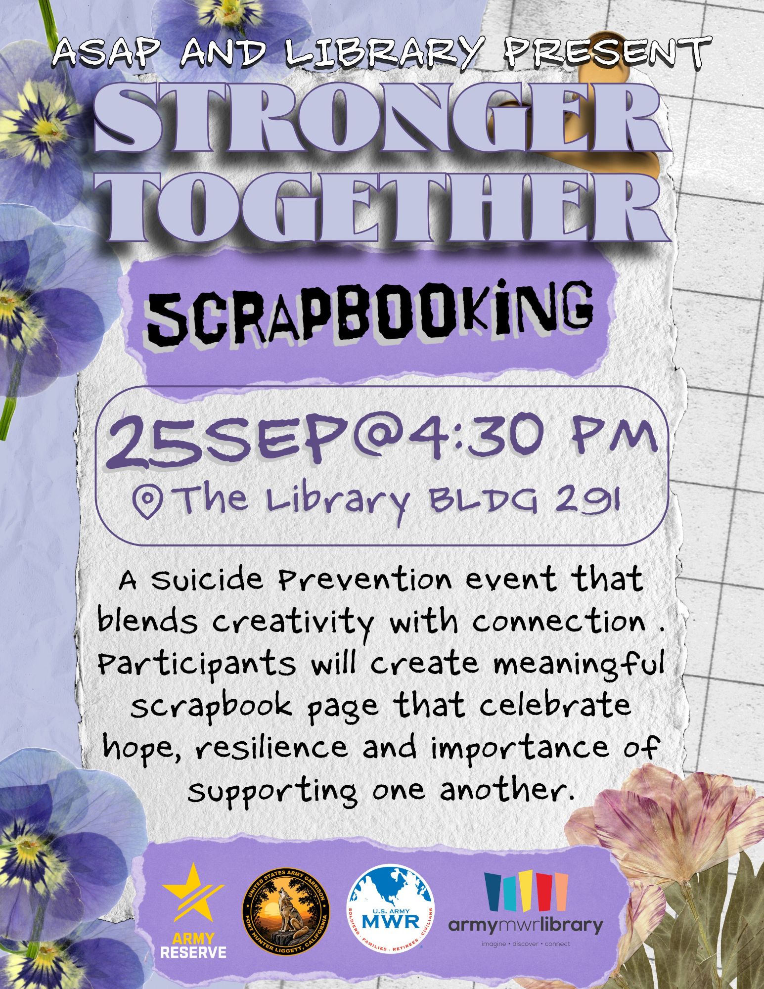 ASAP and CYBRARY Stronger Together Scrapbooking