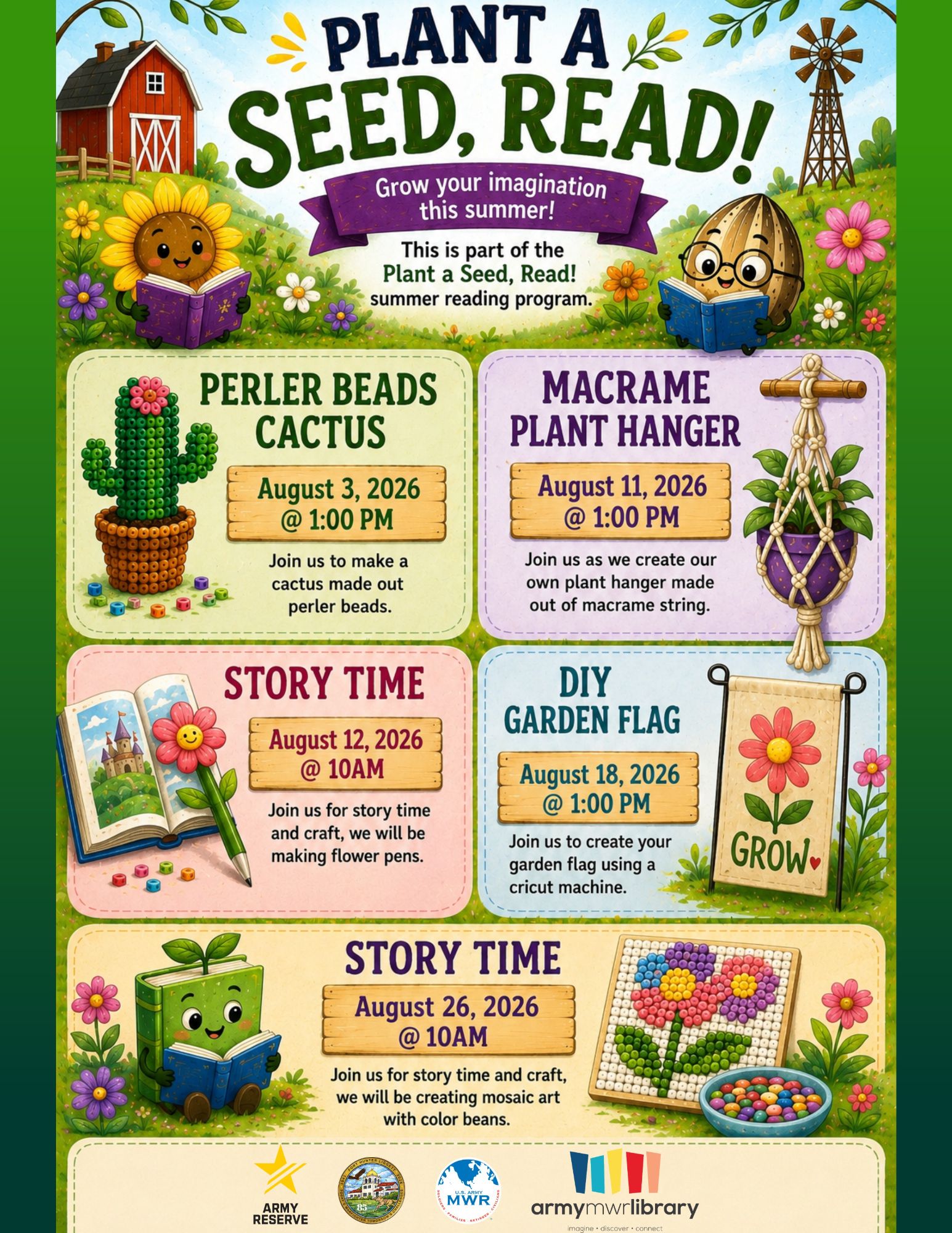 Summer Reading Program: Macrame Plant Hanger
